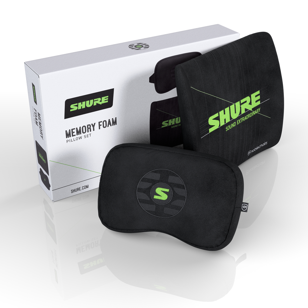 Picture of Picture of Set de Almofadas noblechairs Memory Foam - Shure Edition