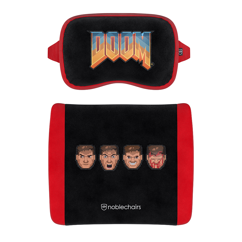 Picture of Picture of Set de Almofadas noblechairs Memory Foam - Doom Retro Edition