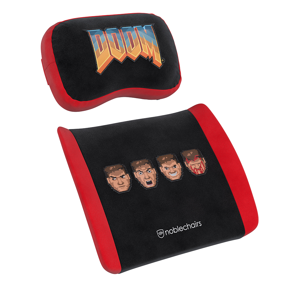 Picture of Picture of Set de Almofadas noblechairs Memory Foam - Doom Retro Edition