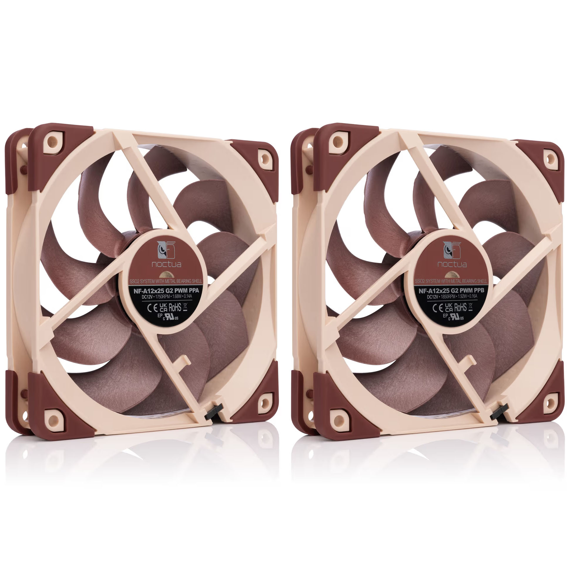 Noctua - Ventoinha Noctua NF-A12X25 G2 PWM 120mm (Pack 2)