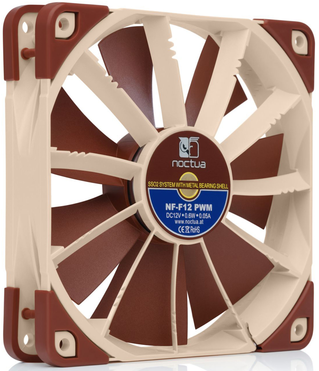 Noctua - Ventoinha Noctua NF-F12-PWM 120mm