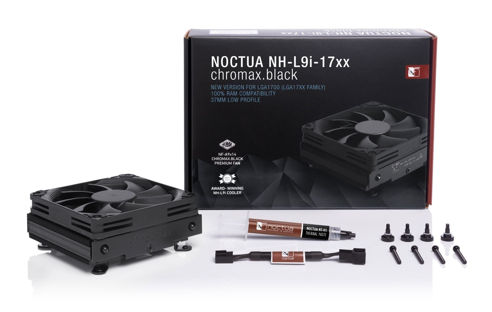 Noctua - Cooler CPU Noctua NH-L9i 17xx Chromax 92mm