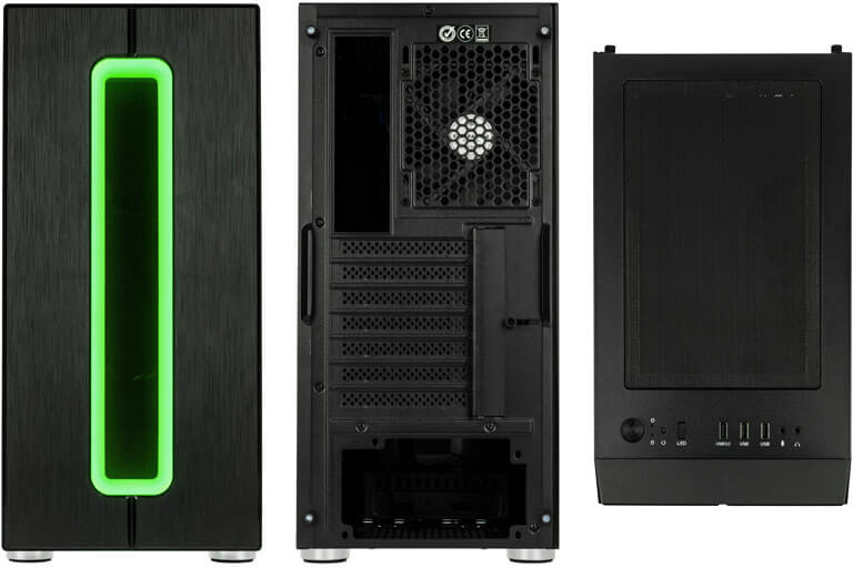 Kolink - Caixa ATX Kolink Nimbus RGB Preto Vidro Temperado
