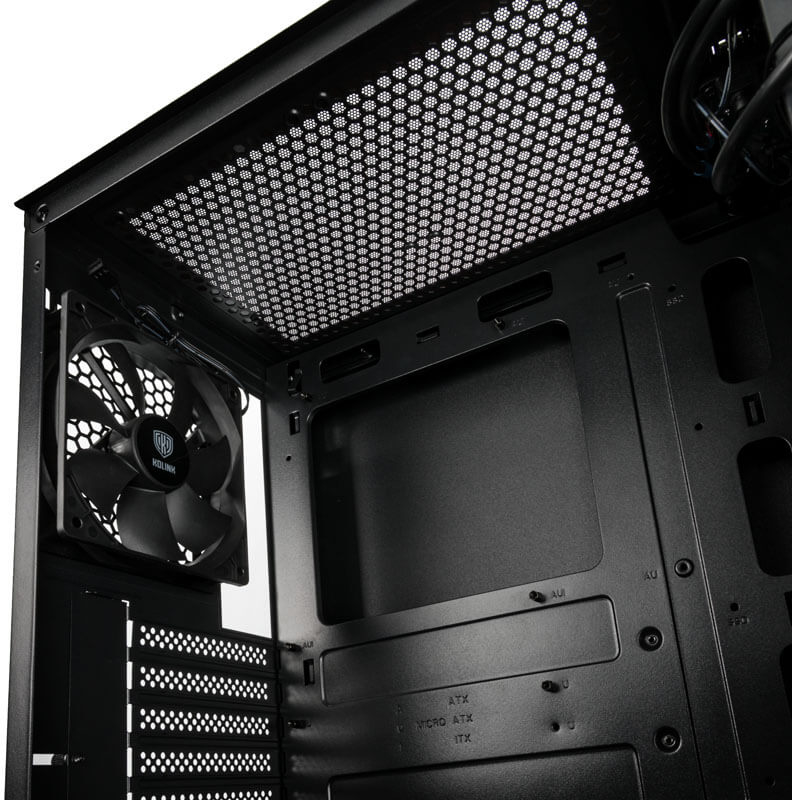 Kolink - Caixa ATX Kolink Nimbus RGB Preto Vidro Temperado