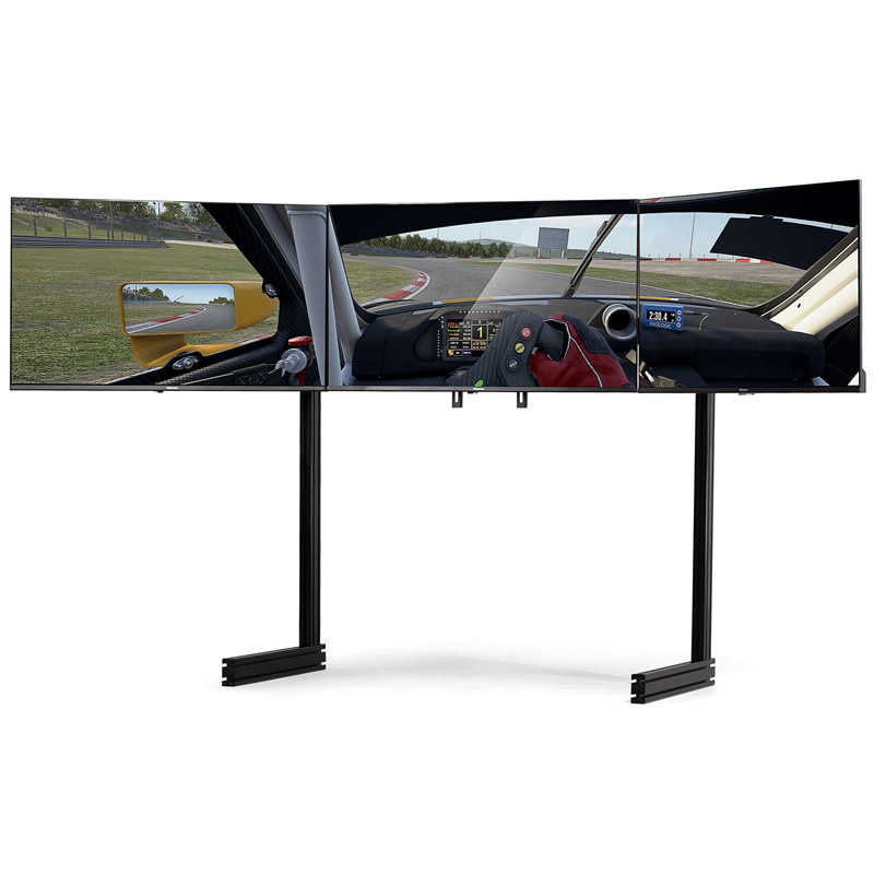 Next Level Racing - Suporte Monitor Next Level Racing Free Standing Triple Monitor Black Edition