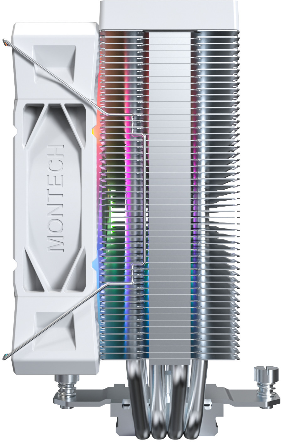 Montech - Cooler CPU Montech NX400 120mm Branco ARGB