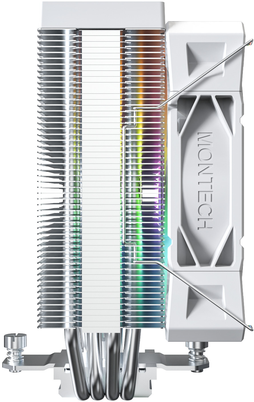 Montech - Cooler CPU Montech NX400 120mm Branco ARGB