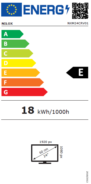 nilox - Monitor Curvo Nilox 24" 24CRV01 VA FHD 165Hz 1ms
