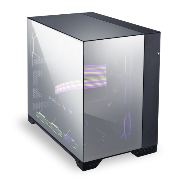 Lian Li - Caixa E-ATX Lian Li O11 Vision Chrome Vidro Temperado