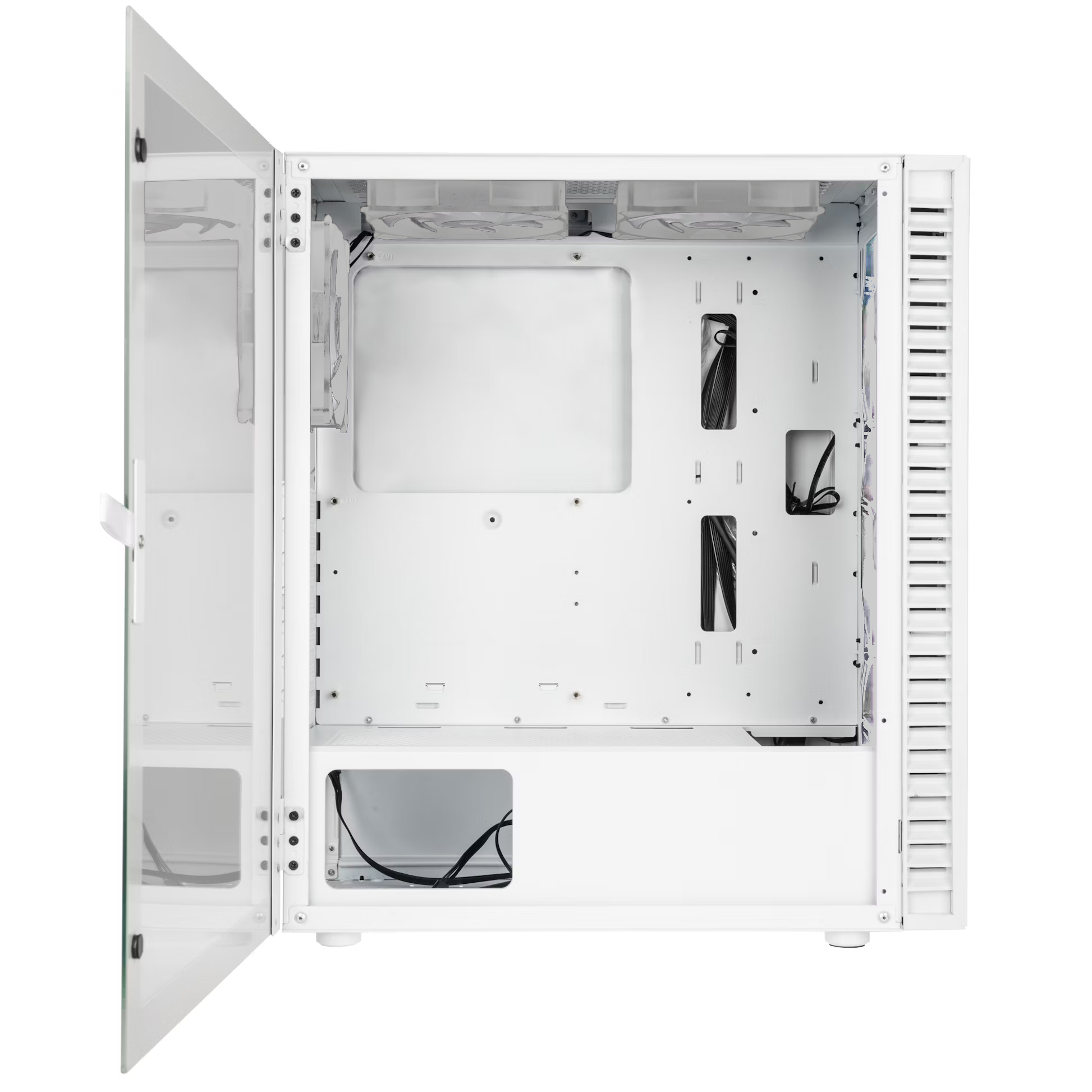 Kolink - Caixa ATX Kolink Observatory HF Mesh ARGB Branco / Ventoinhas Brancas