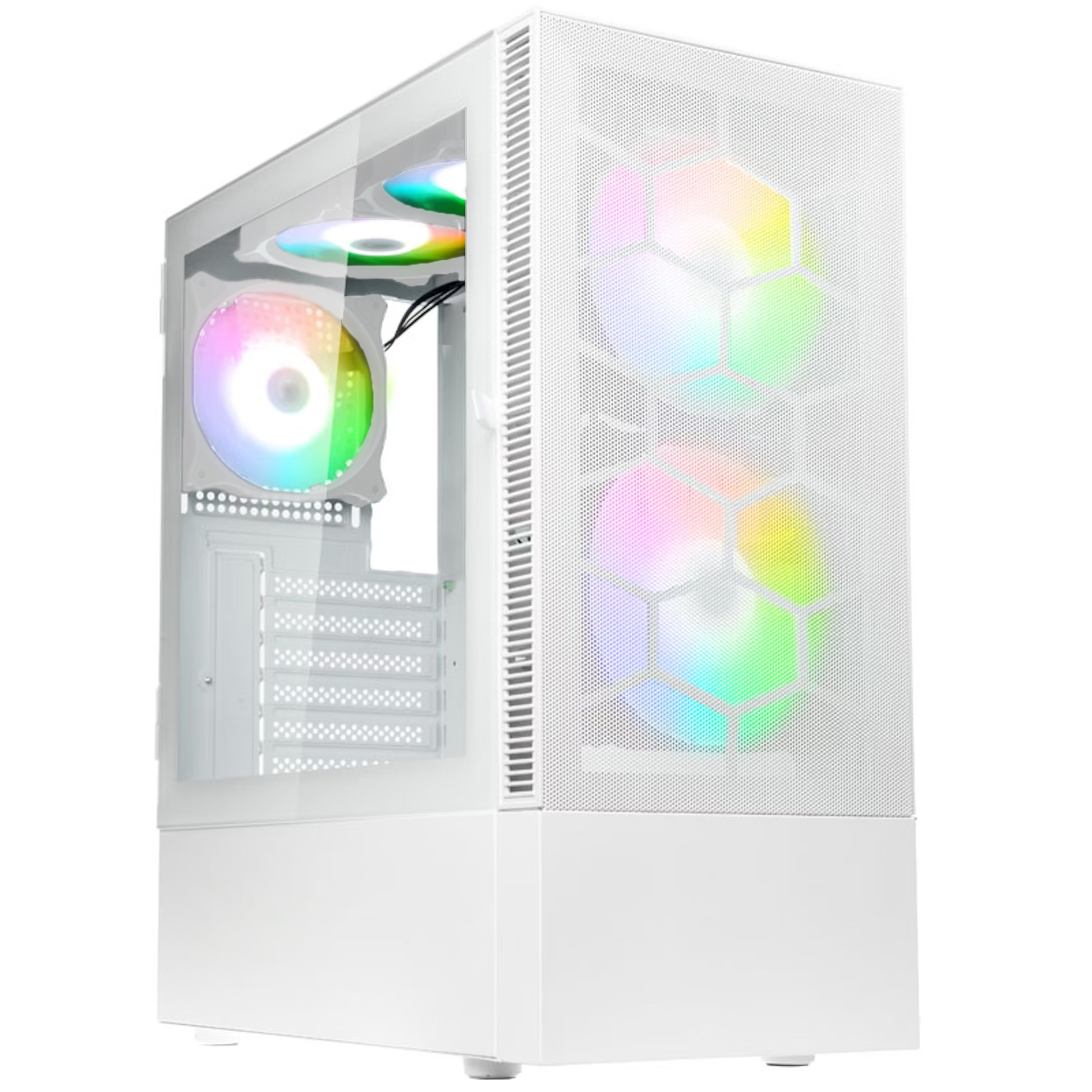 Picture of Picture of Caixa ATX Kolink Observatory MX Mesh ARGB Branco / Ventoinhas Brancas