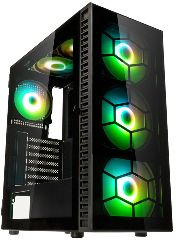 Kolink - Caixa ATX Kolink Observatory HF Plus Glass ARGB Preto