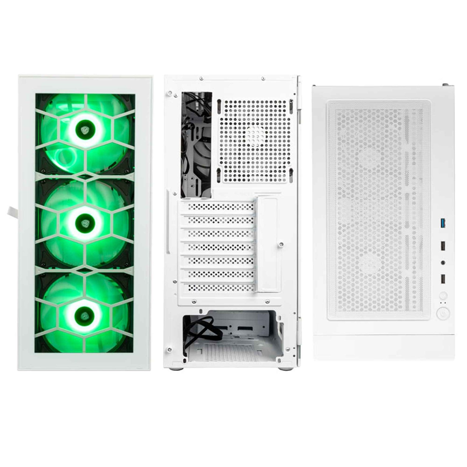 Picture of Picture of Caixa ATX Kolink Observatory HF Glass ARGB Branco