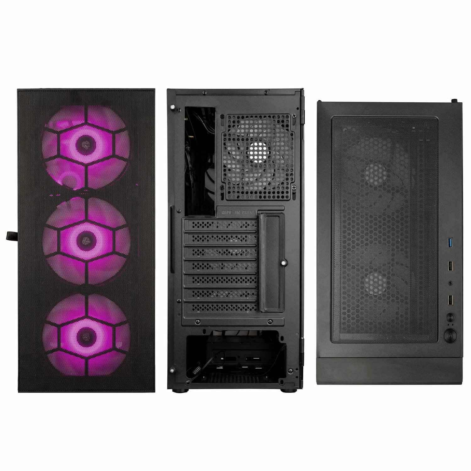 Kolink - Caixa ATX Kolink Observatory HF Mesh ARGB Preto