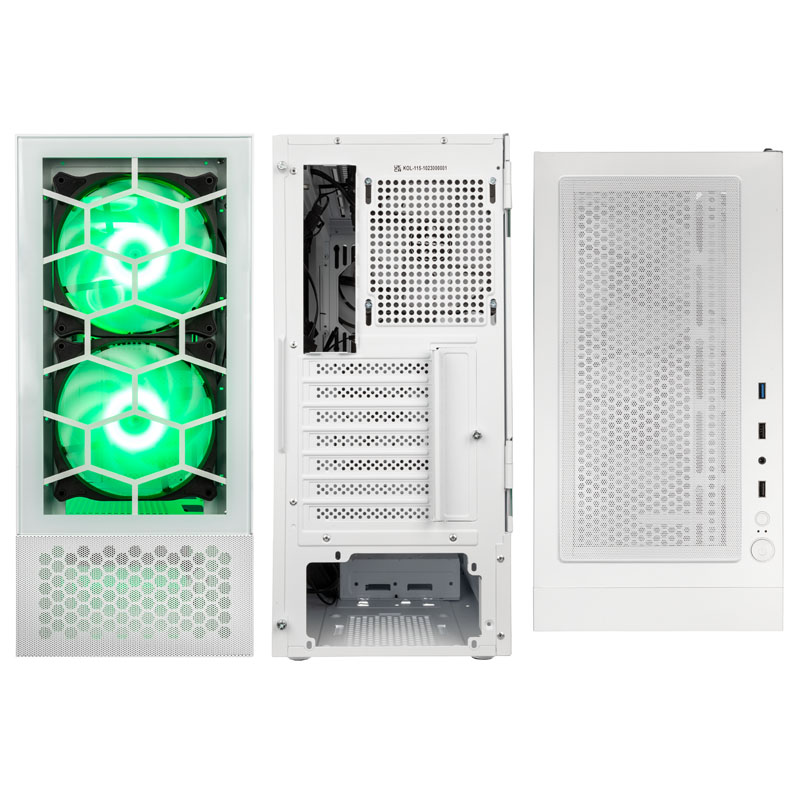 Kolink - Caixa ATX Kolink Observatory MX Glass ARGB Branco