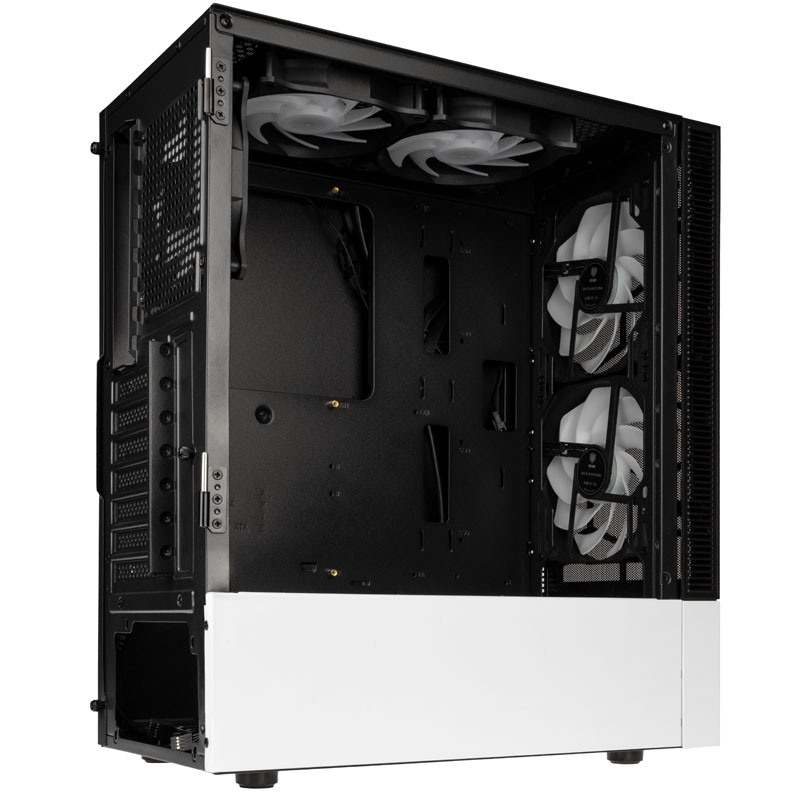 Kolink - Caixa ATX Kolink Observatory MX Mesh ARGB Preto/Branco