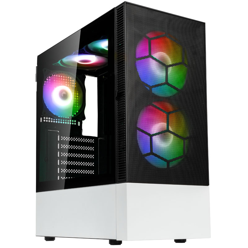 Picture of Picture of Caixa ATX Kolink Observatory MX Mesh ARGB Preto/Branco