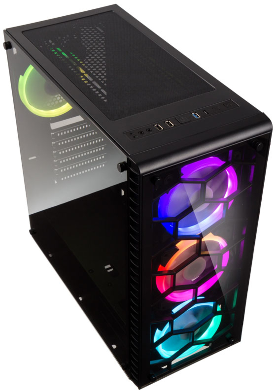 Kolink - Caixa E-ATX Kolink Observatory RGB Vidro Temperado Preto