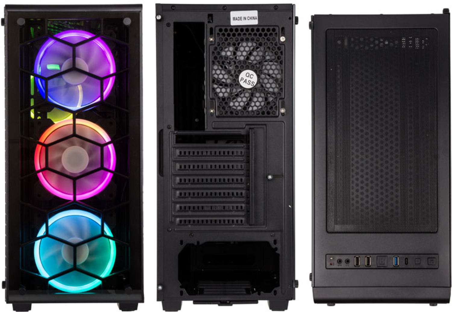 Kolink - Caixa E-ATX Kolink Observatory RGB Vidro Temperado Preto