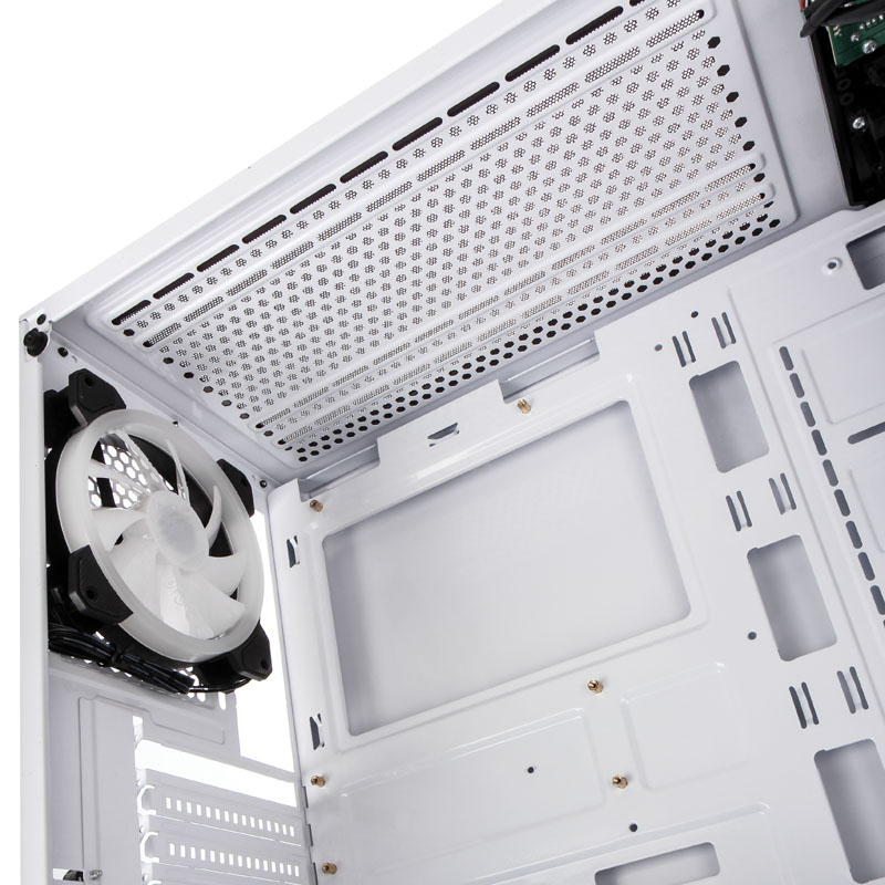 Kolink - Caixa E-ATX Kolink Observatory RGB Vidro Temperado Branco