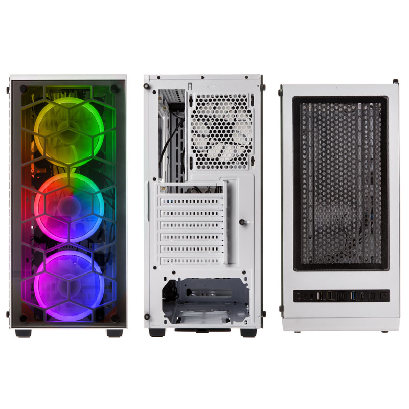 Kolink - Caixa E-ATX Kolink Observatory RGB Vidro Temperado Branco