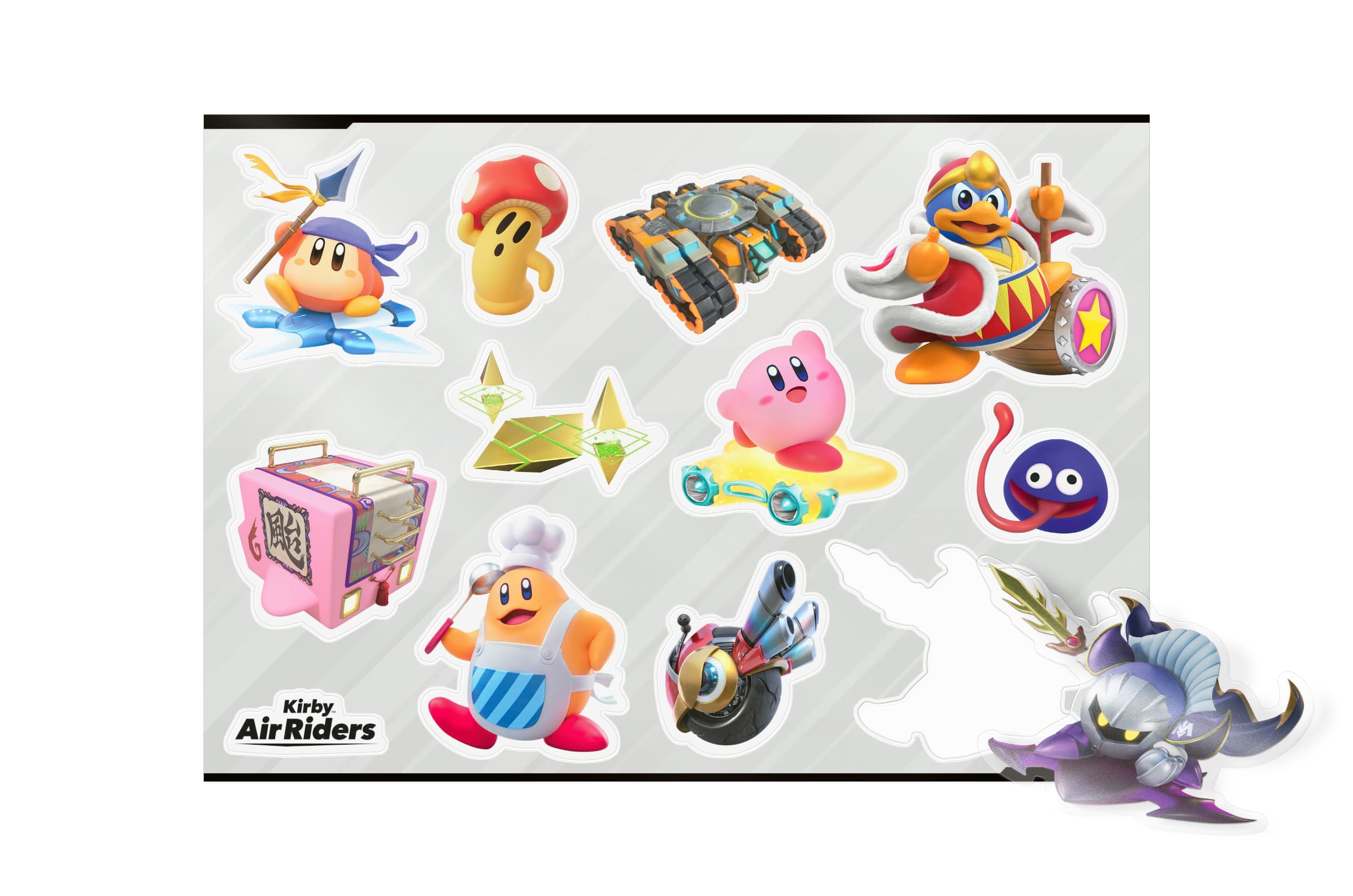 Picture of Conjunto de Autocolantes Oficiais Kirby Air Riders