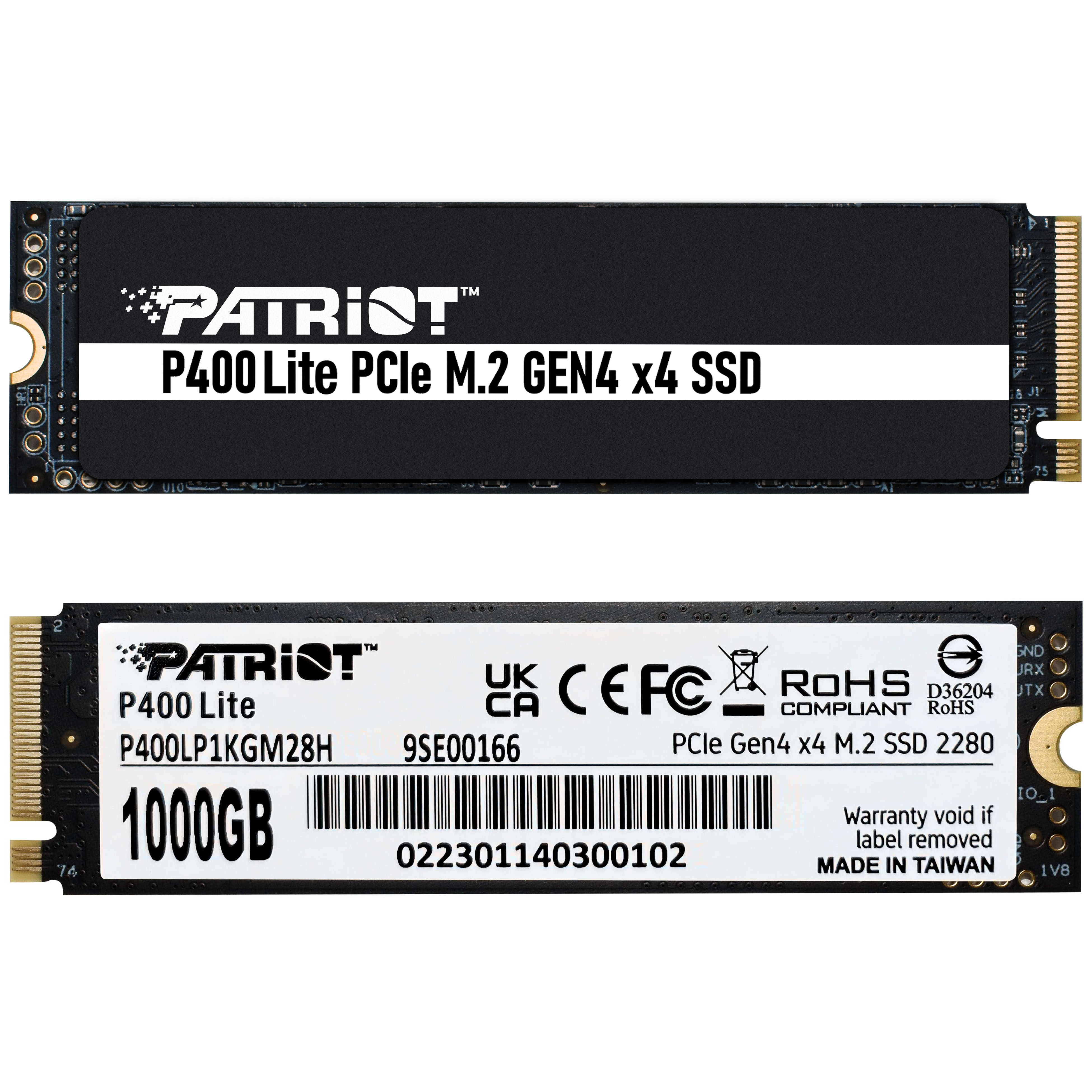 Patriot - SSD Patriot P400 Lite Gen4 M.2 NVMe 2280 (3500/2700MB/s)
