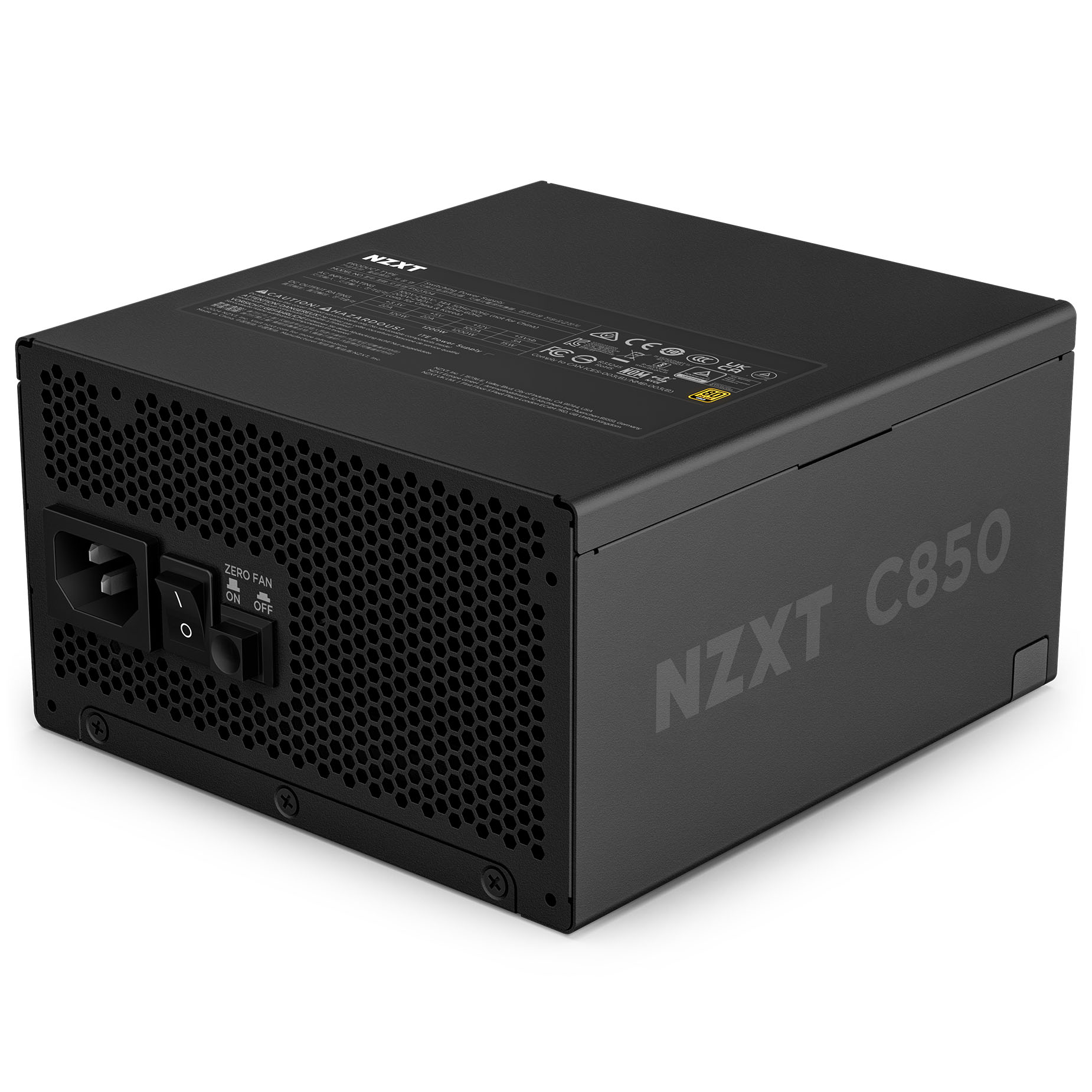 NZXT - Fonte de Alimentação NZXT 850W 80+ Gold ATX 3.1 PCIe 5.1