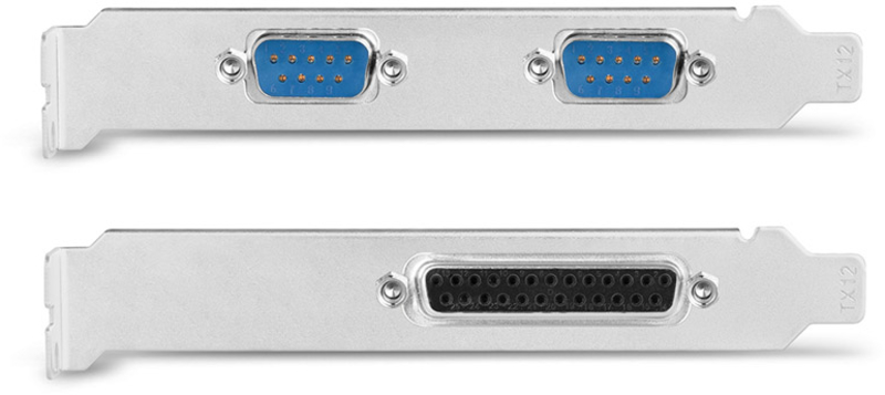 AXAGON - Adaptador PCIe AXAGON PCEA-PSN com 1x Porta Paralela + 2x Porta Série - ASIX AX99100 Chipset