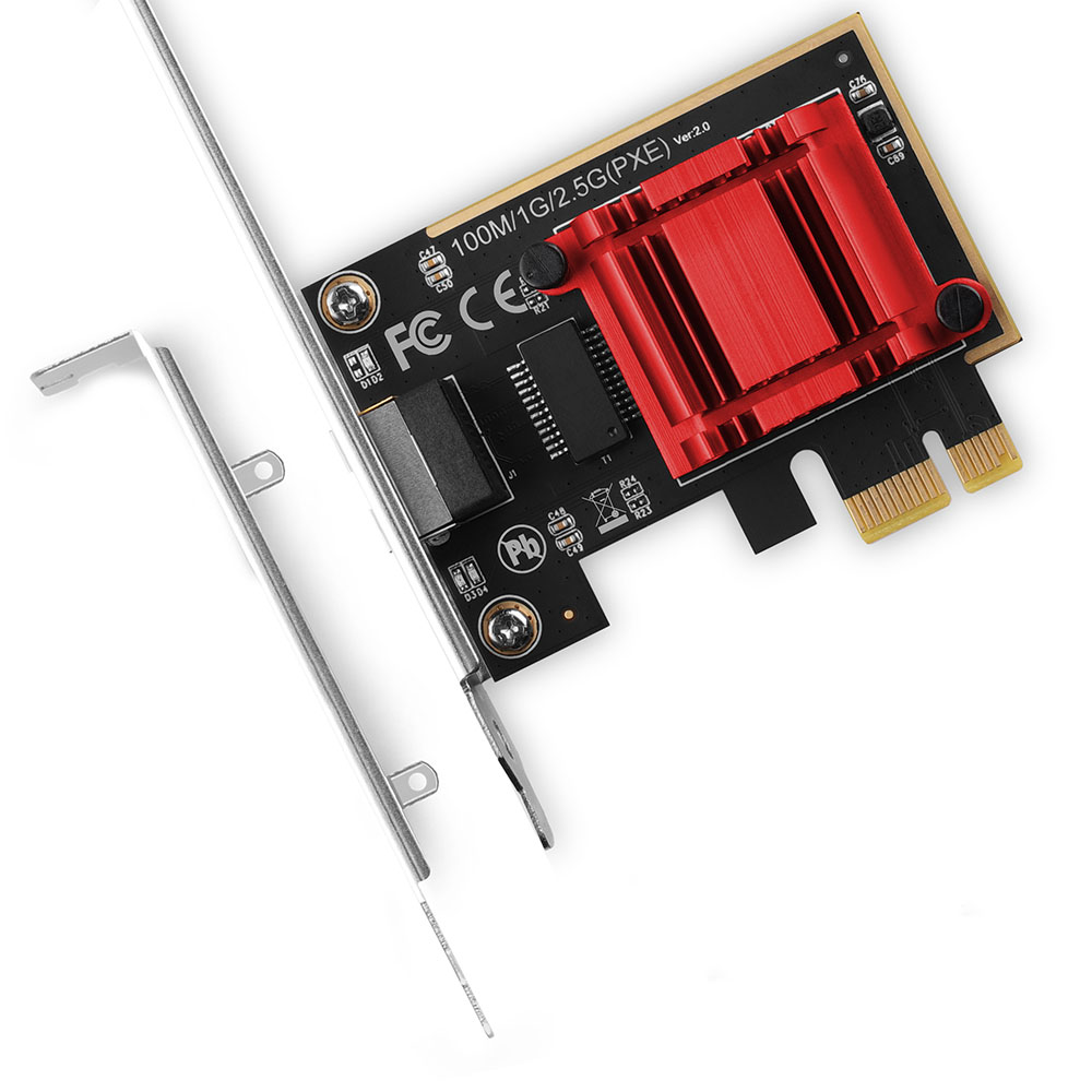 AXAGON - Adaptador AXAGON PCEE-G25 PCIe 2.5 Gigabit Ethernet, Realtek 8125 - RJ45