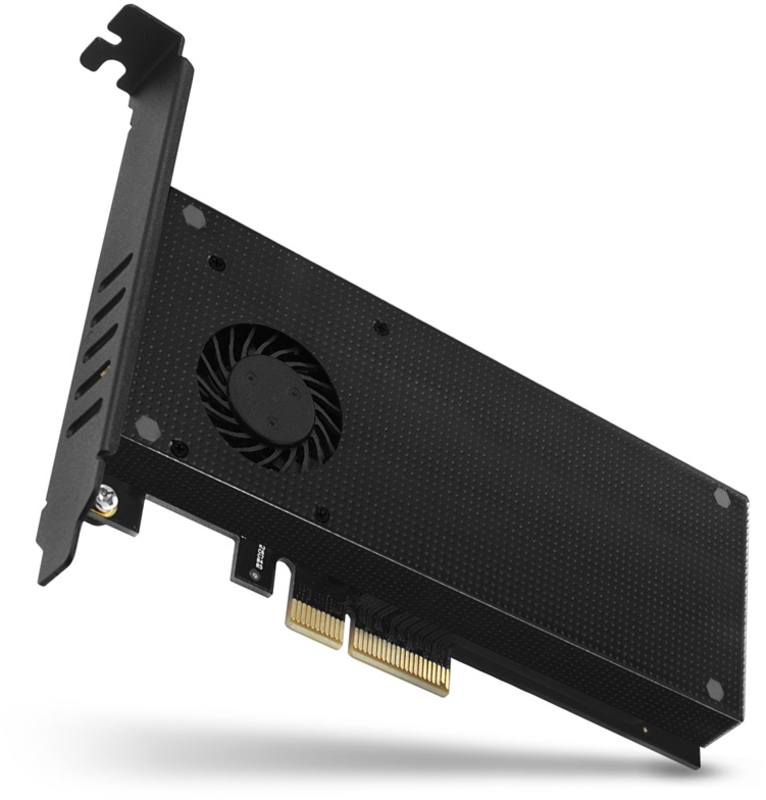AXAGON - Adaptador PCIe 3.0 AXAGON PCEM2-DC  4x - DUAL M.2 SSD (NVMe + SATA), dual voltage