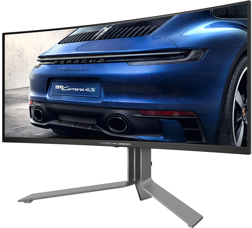 AOC - Monitor AGON by AOC Porsche Design 34" PD34 QD-OLED WQHD 240Hz 0.3ms Adaptive Sync HDR True Black 400