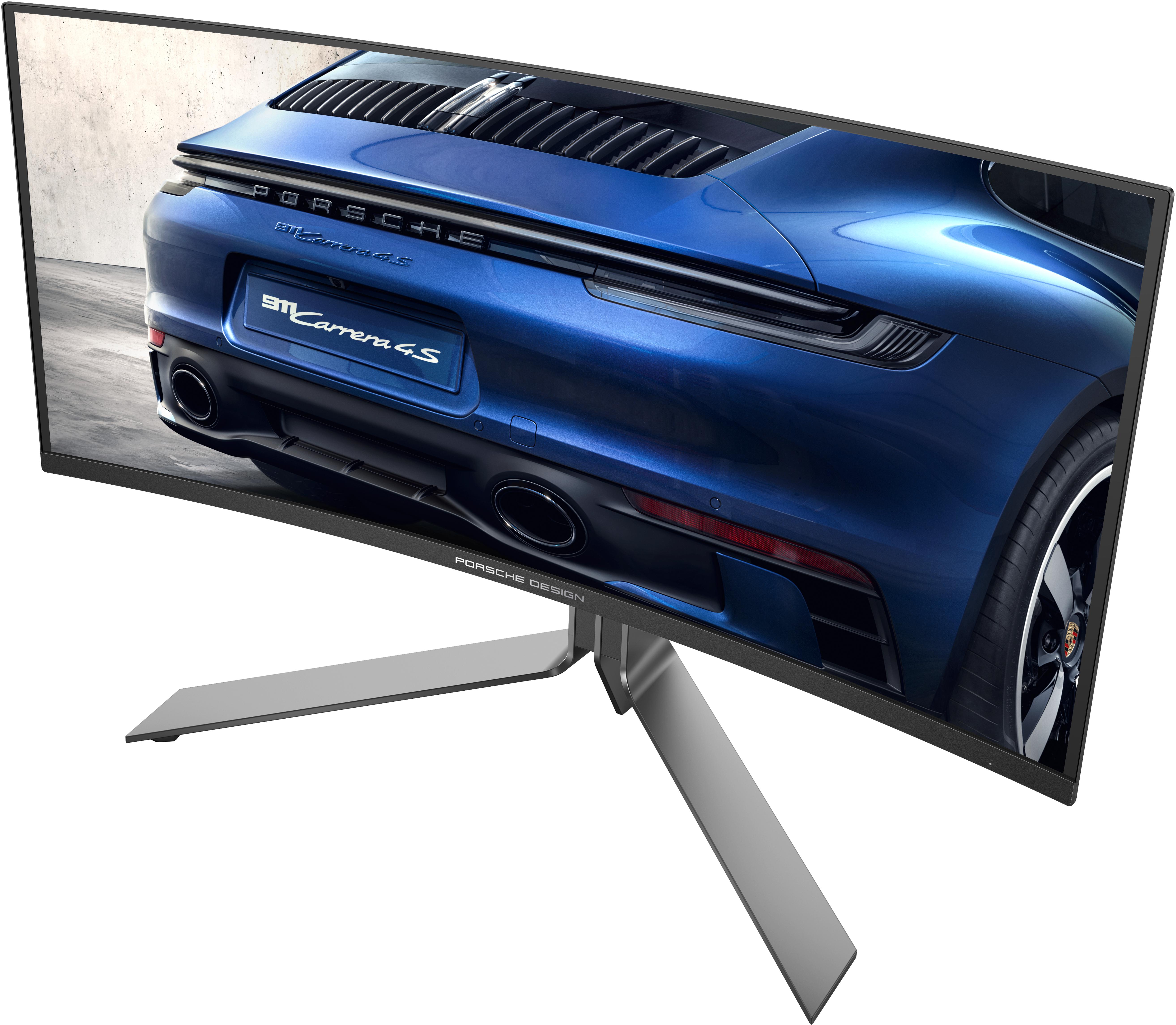 AOC - Monitor AGON by AOC Porsche Design 34" PD34 QD-OLED WQHD 240Hz 0.3ms Adaptive Sync HDR True Black 400