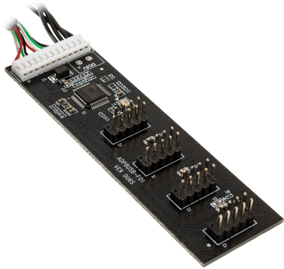 Kolink - HUB interno Kolink USB 2.0 - Inclui cabo 60CM USB e Molex