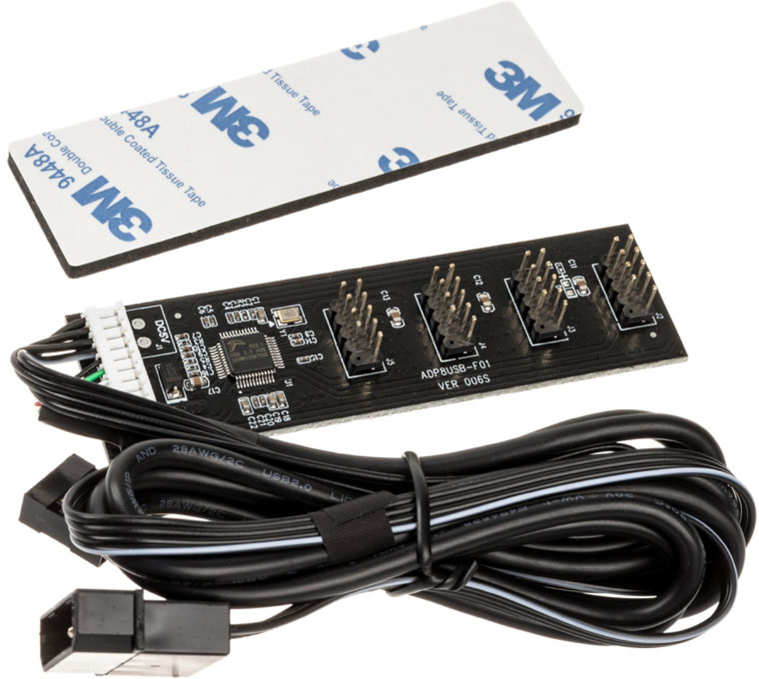 Kolink - HUB interno Kolink USB 2.0 - Inclui cabo 60CM USB e Molex