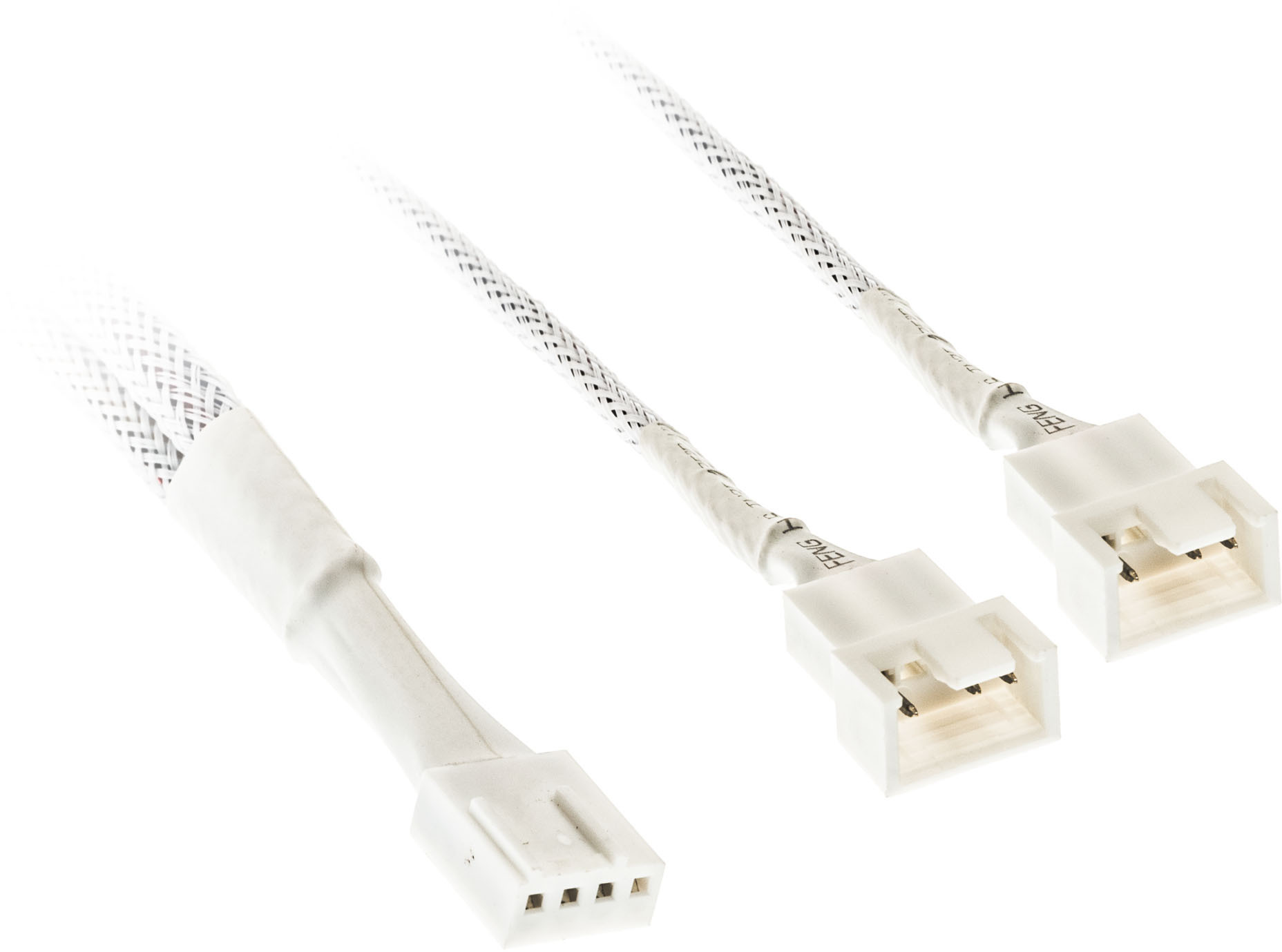 Picture of Picture of Cabo Splitter Kolink 1-2 PWM Sleeved Branco