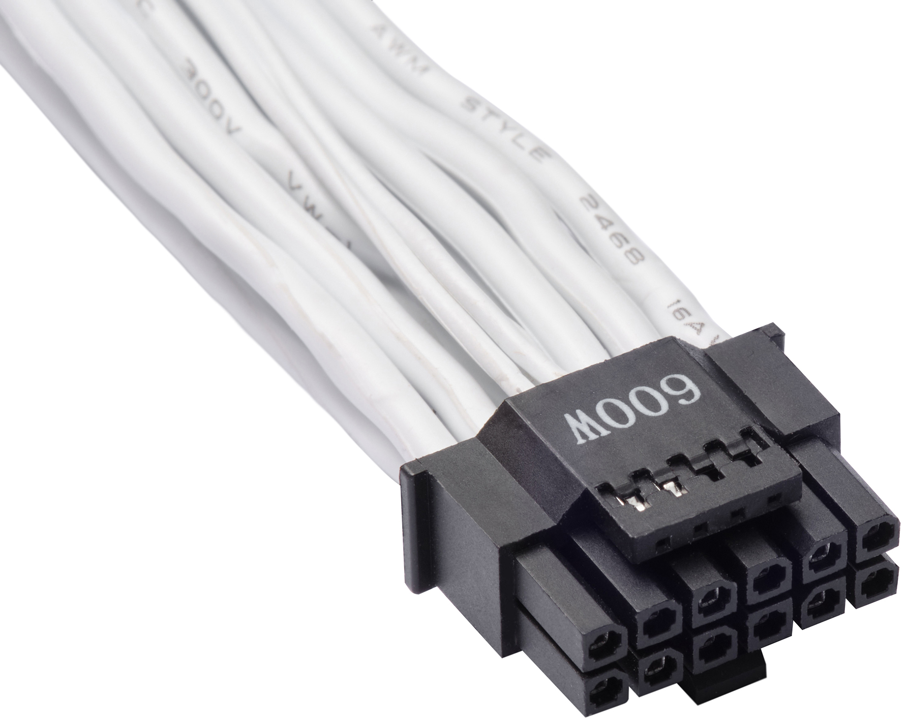 Phanteks - Adaptador Phanteks 2x 8-Pin PCIe para 12VHPWR PCIe 5.0 Branco