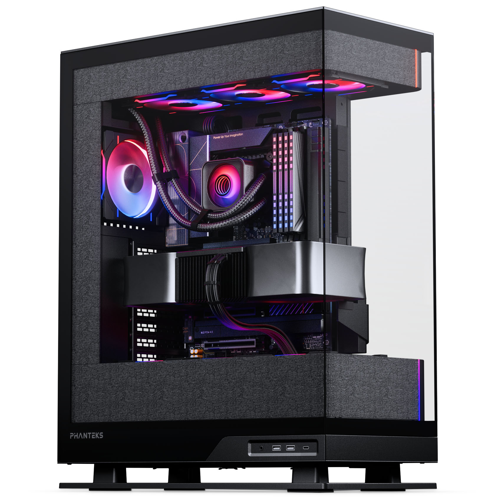 Phanteks - Caixa ATX Phanteks Evolv Series X2 Matrix Vidro Temperado DRGB Preto