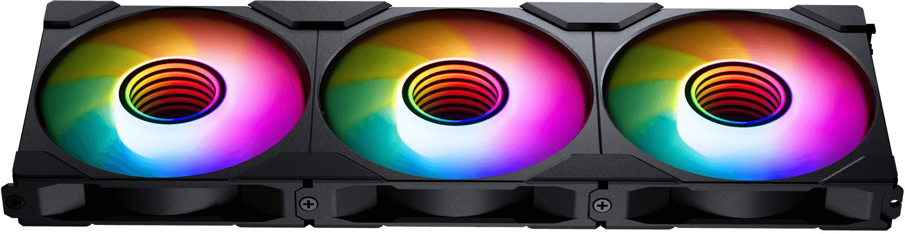 Phanteks - Ventoinha Phanteks M25 Gen2 PWM Reverse Airflow D-RGB 120mm Preto (Pack 3)