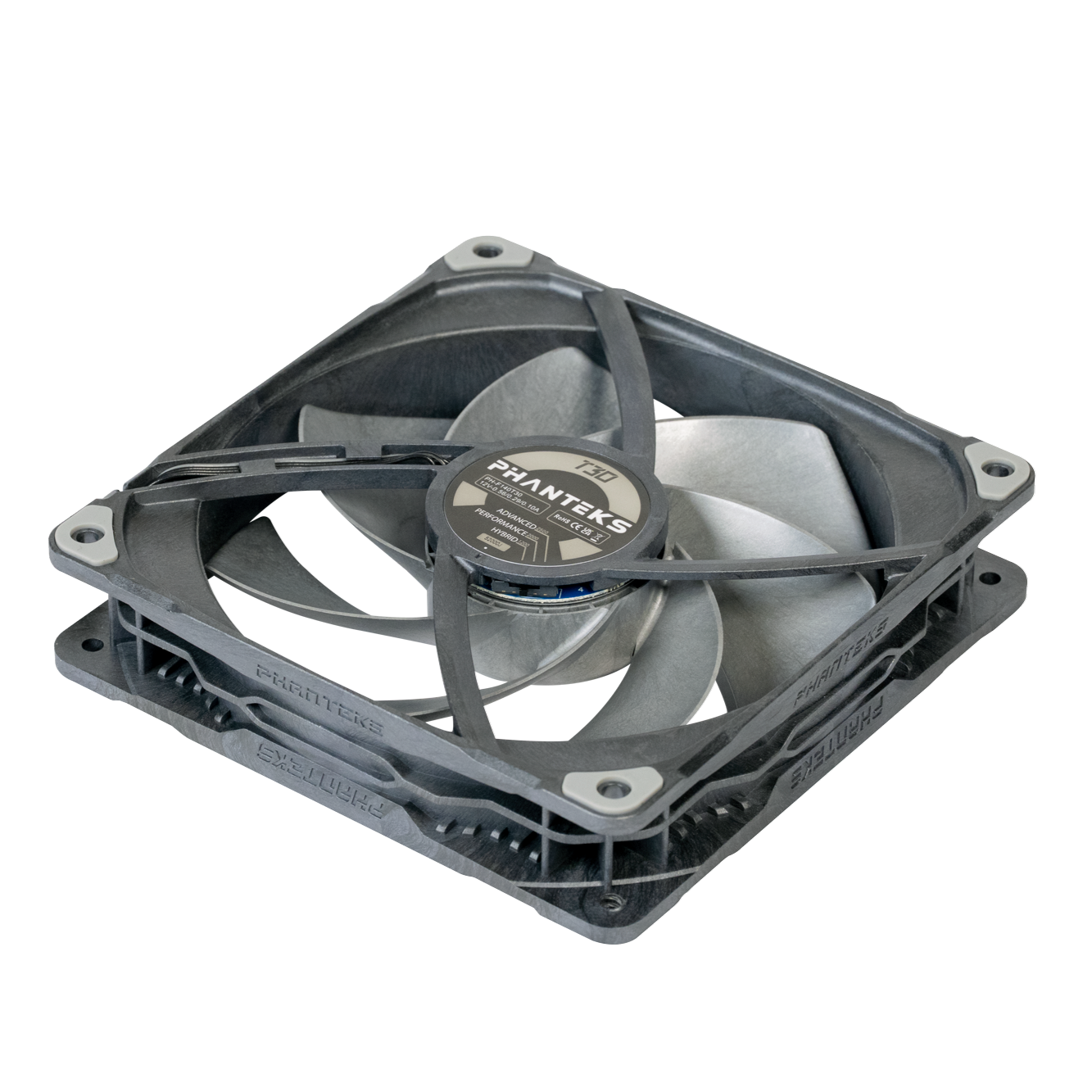 Phanteks - Ventoinha Phanteks T30 PWM Preto - 120mm