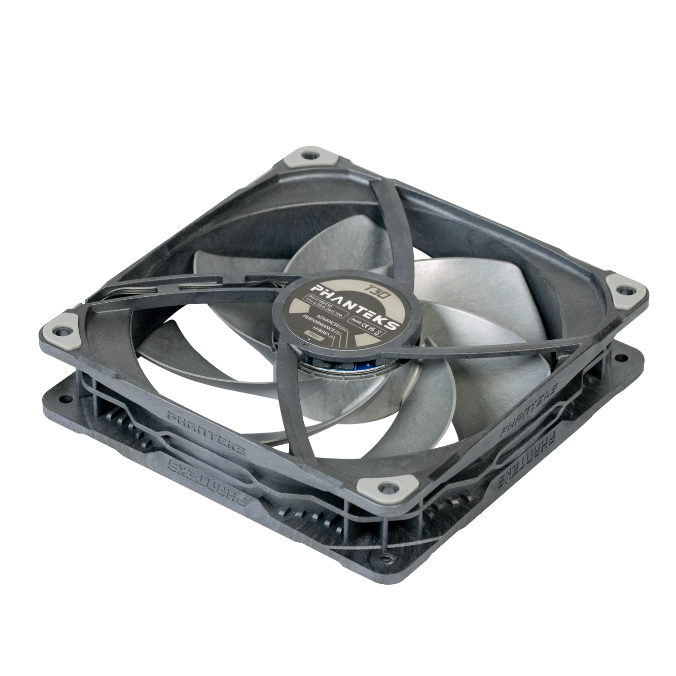 Phanteks - Ventoinha Phanteks T30 PWM Preto Pack 3 - 120mm