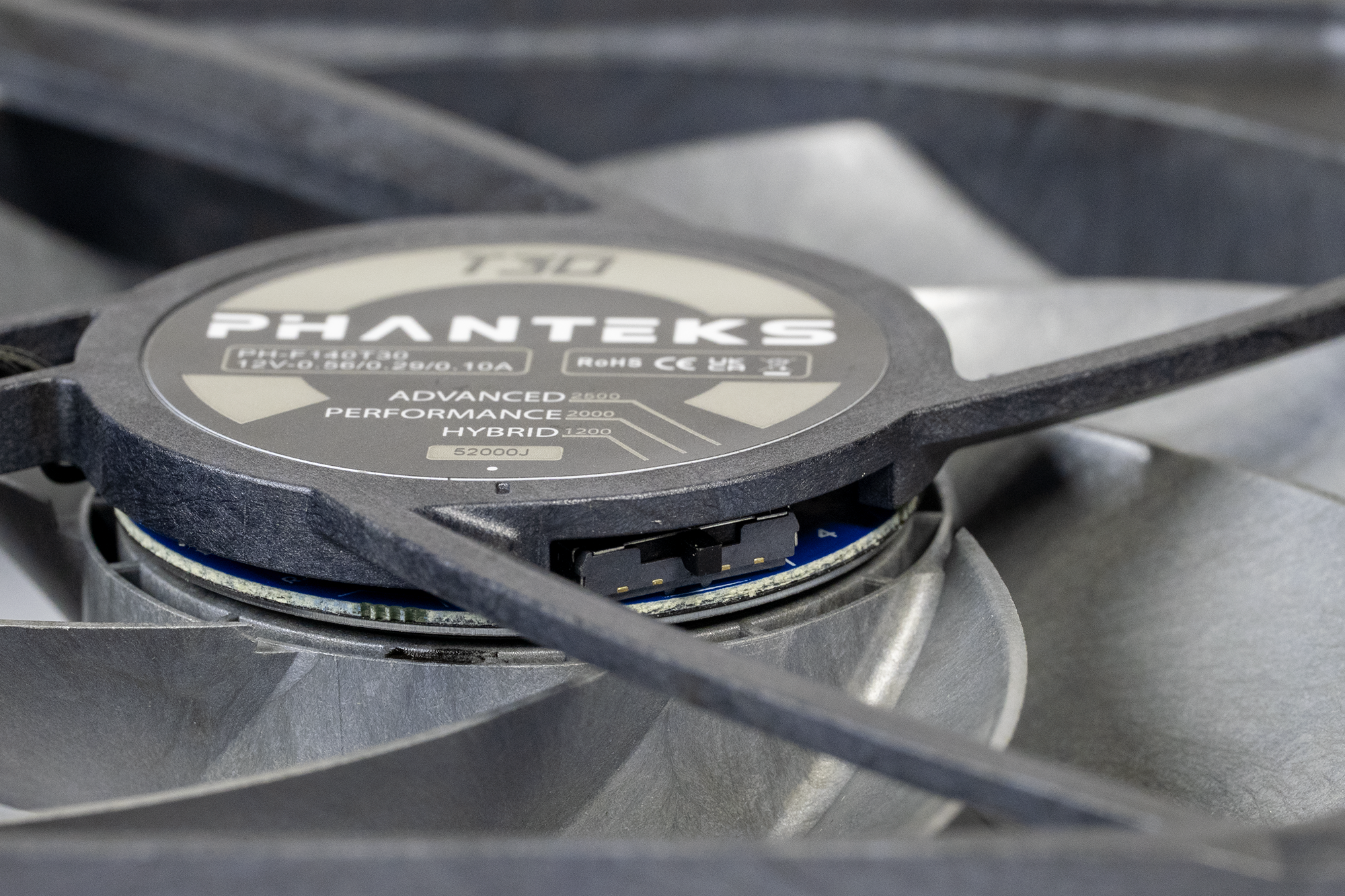 Phanteks - Ventoinha Phanteks T30 PWM Preto Pack 3 - 120mm