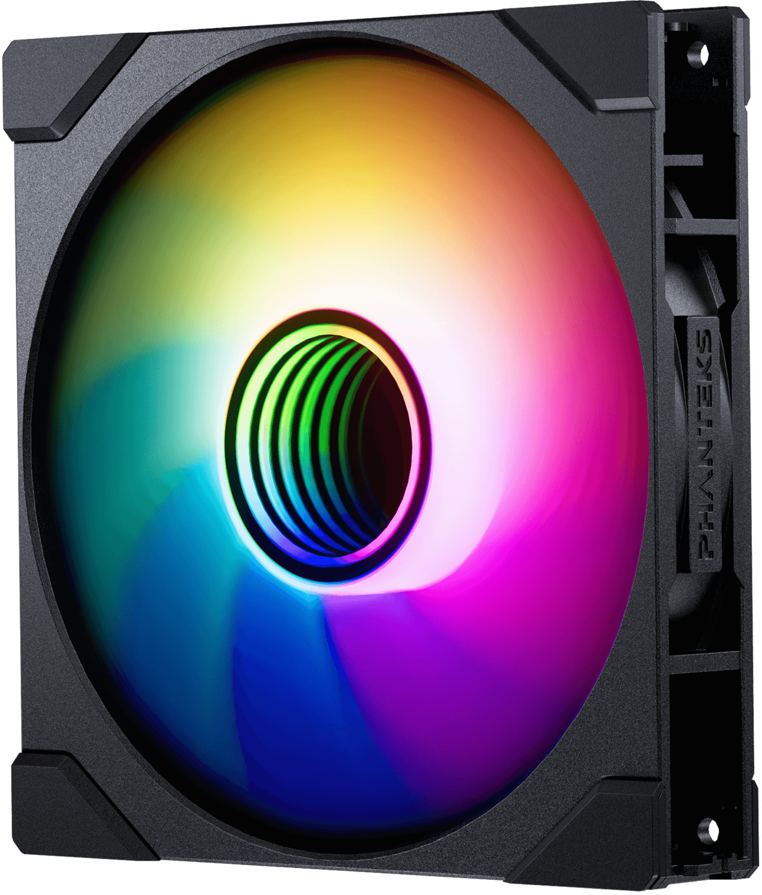 Picture of Picture of Ventoinha Phanteks M25 Gen2 140mm PWM Fan Reversed Airflow DRGB Preto (Pack 3)