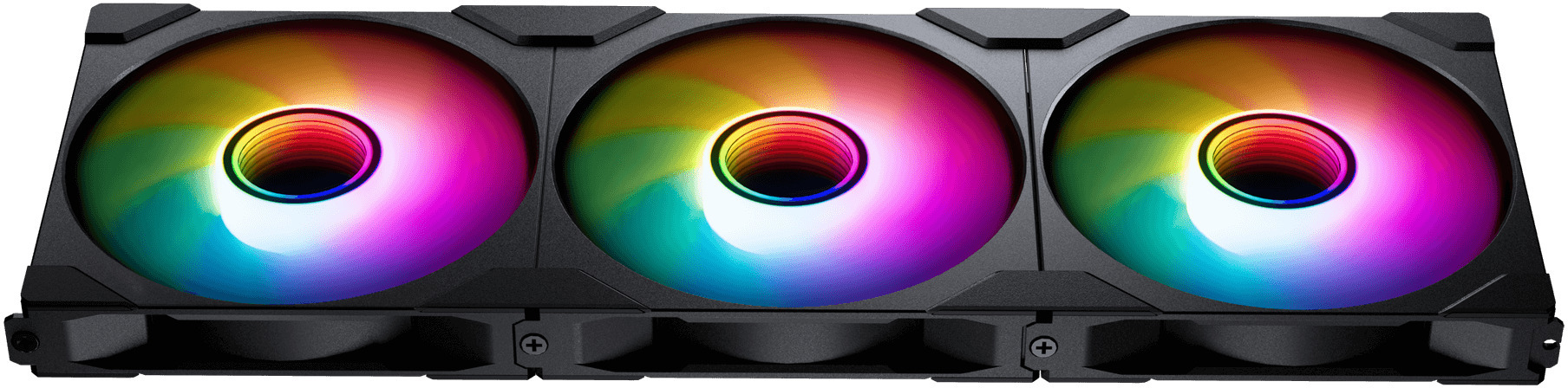 Picture of Picture of Ventoinha Phanteks M25 Gen2 140mm PWM Fan Reversed Airflow DRGB Preto (Pack 3)