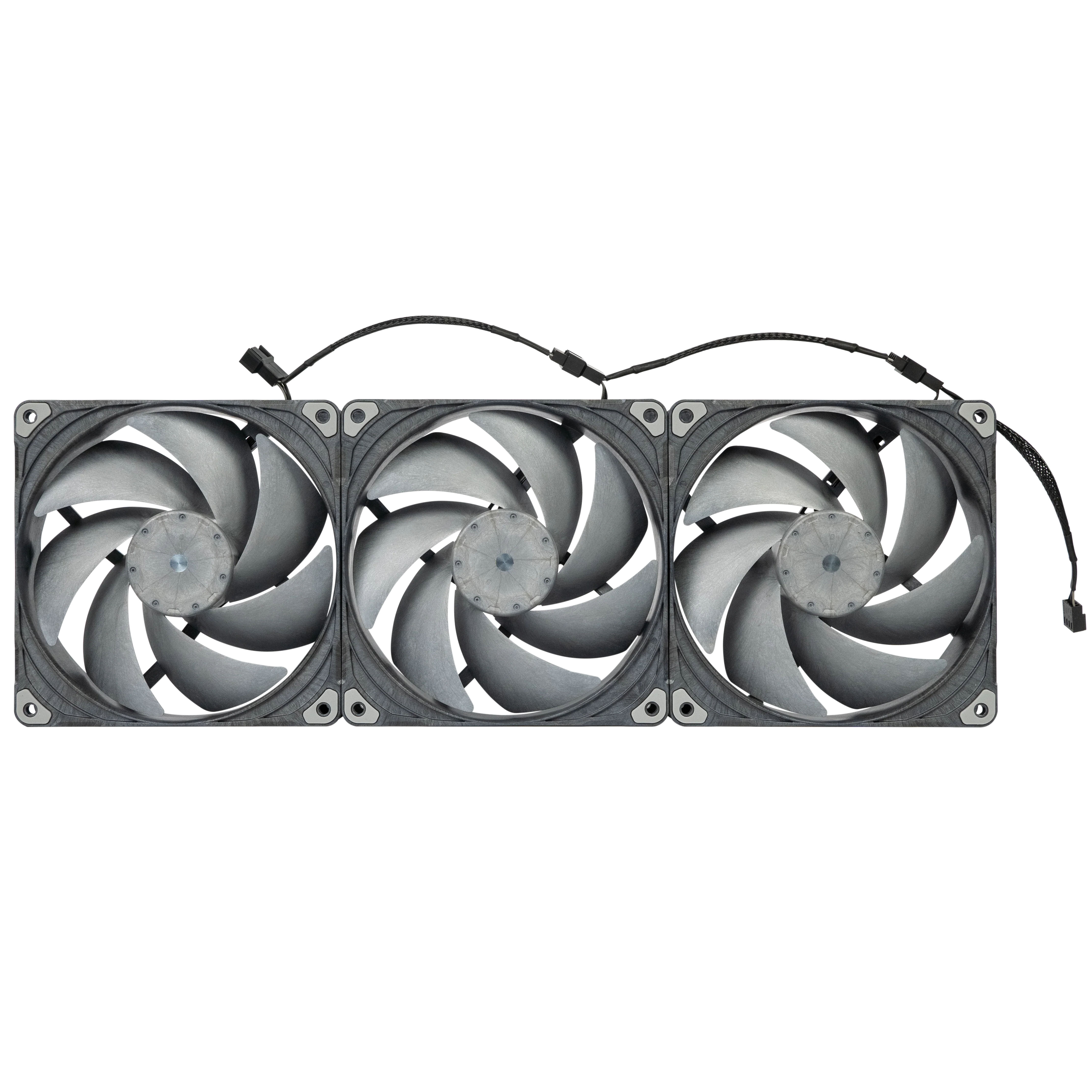 Phanteks - Ventoinha Phanteks T30 PWM Preto Pack 3 - 140mm