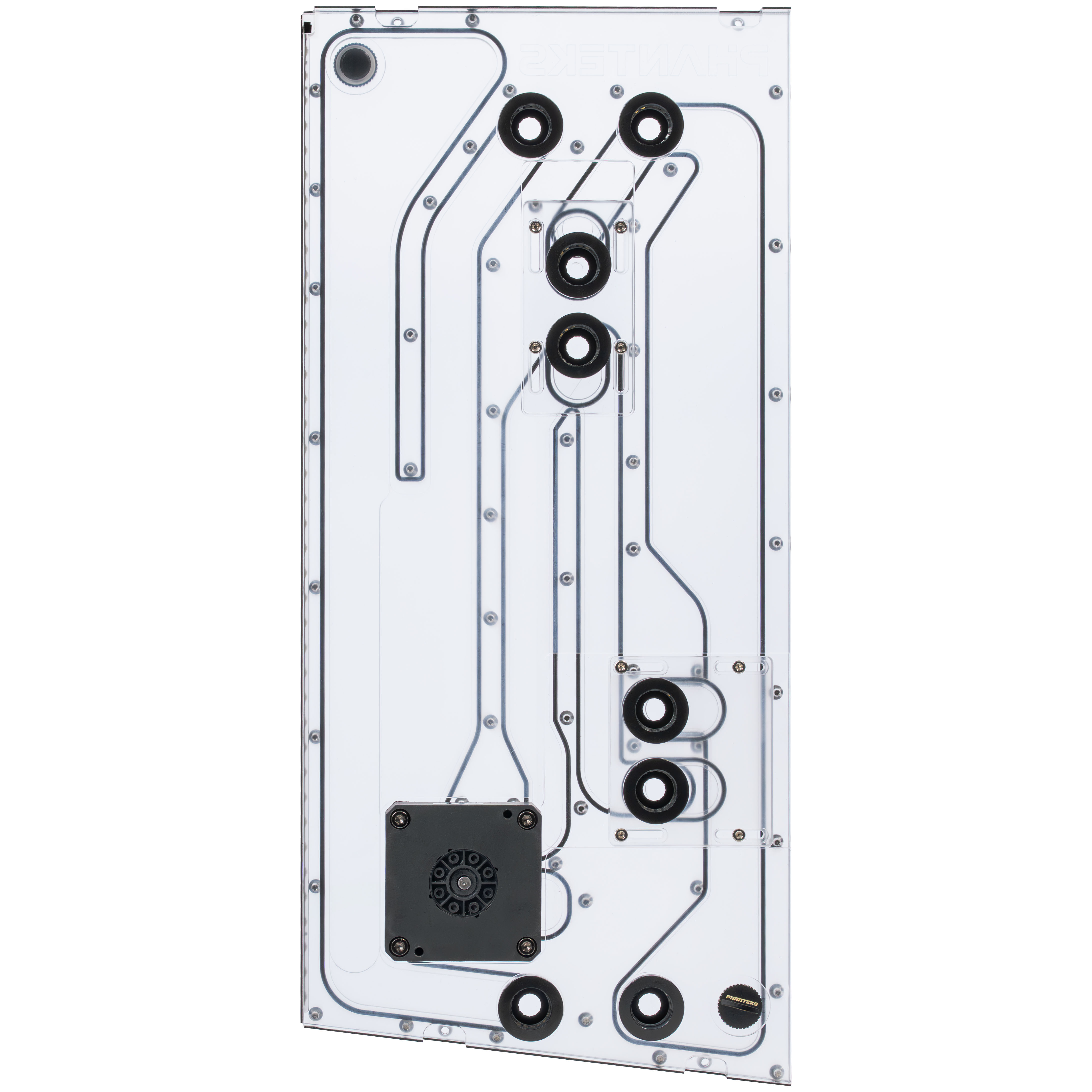 Phanteks - Phanteks Glacier EZ-Fit DIS-NV5 Distro Plate 16mm EZ-Fit Preto para Phanteks NV5