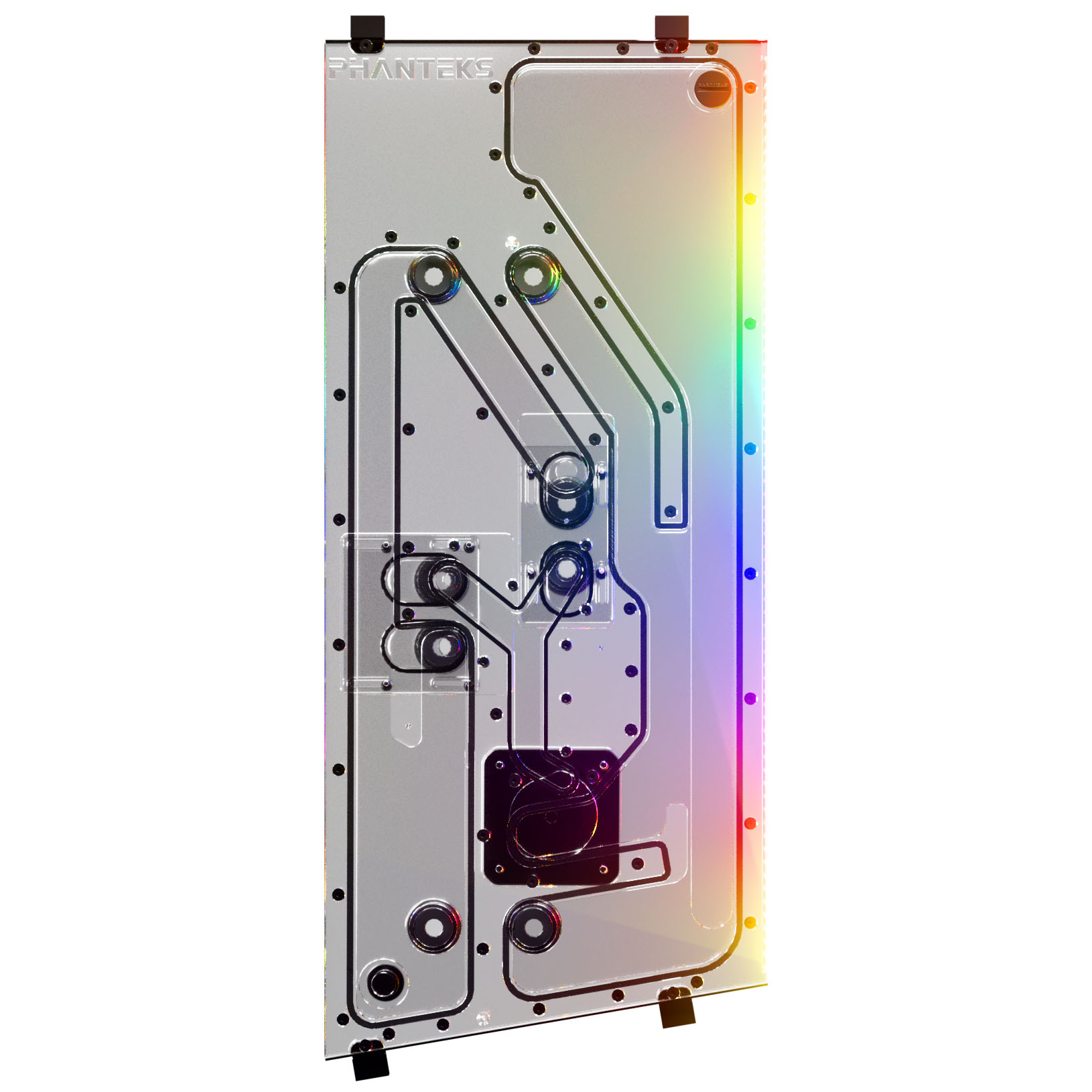 Phanteks - Phanteks Glacier EZ-Fit DIS-NV7 Distro Plate 16mm EZ-Fit Preto para Phanteks NV7