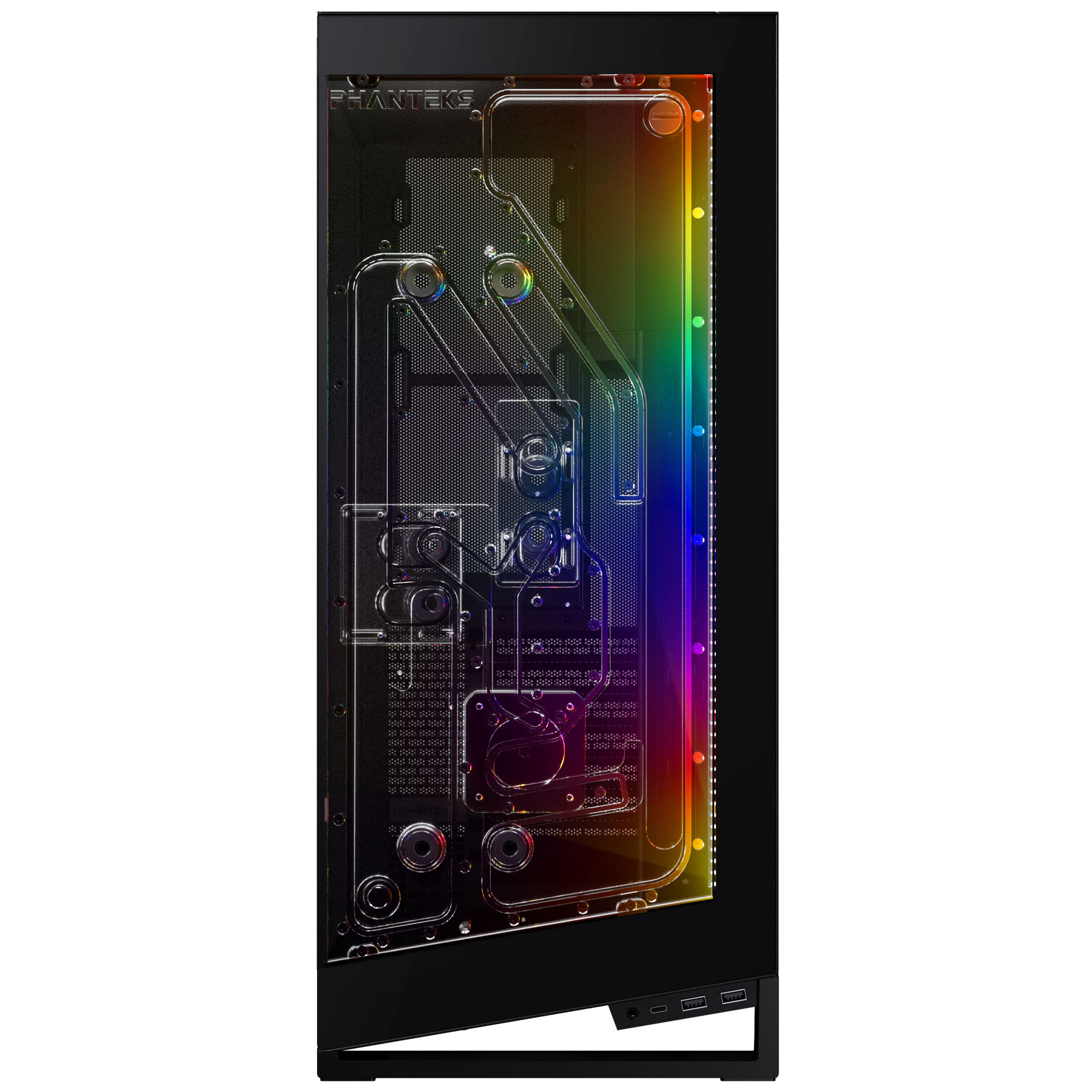 Phanteks - Phanteks Glacier EZ-Fit DIS-NV7 Distro Plate 16mm EZ-Fit Preto para Phanteks NV7