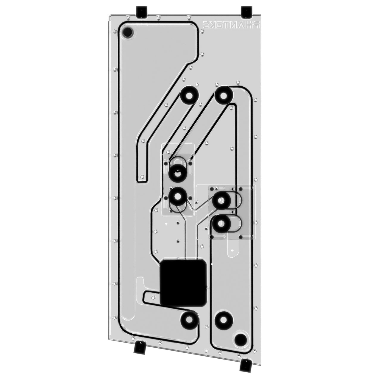 Phanteks - Phanteks Glacier EZ-Fit DIS-NV7 Distro Plate 16mm EZ-Fit Preto para Phanteks NV7