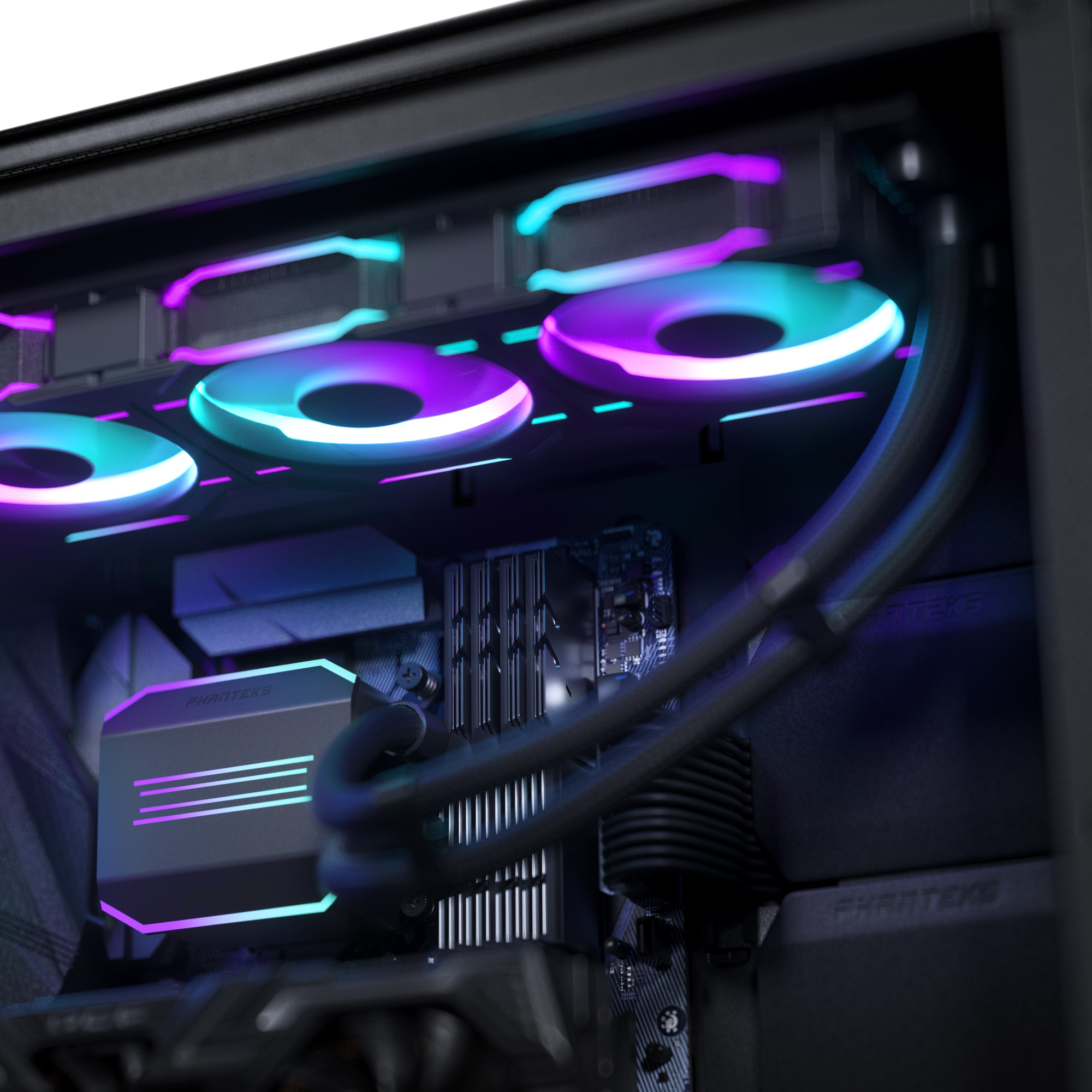 Picture of Picture of Water Cooler CPU Phanteks Glacier One 360D30 DRGB Preto - 360mm